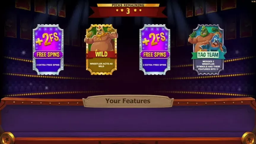 Lucha Maniacs slot screenshot 4