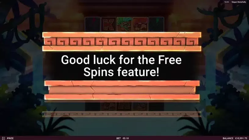 Mayan Waterfalls slot screenshot 2