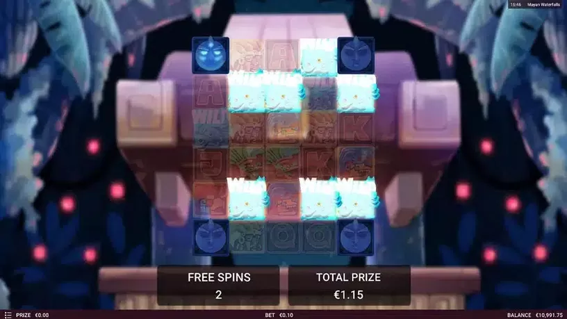 Mayan Waterfalls slot screenshot 5