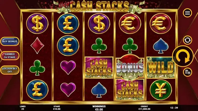 Mega Cash Stack slot screenshot 1