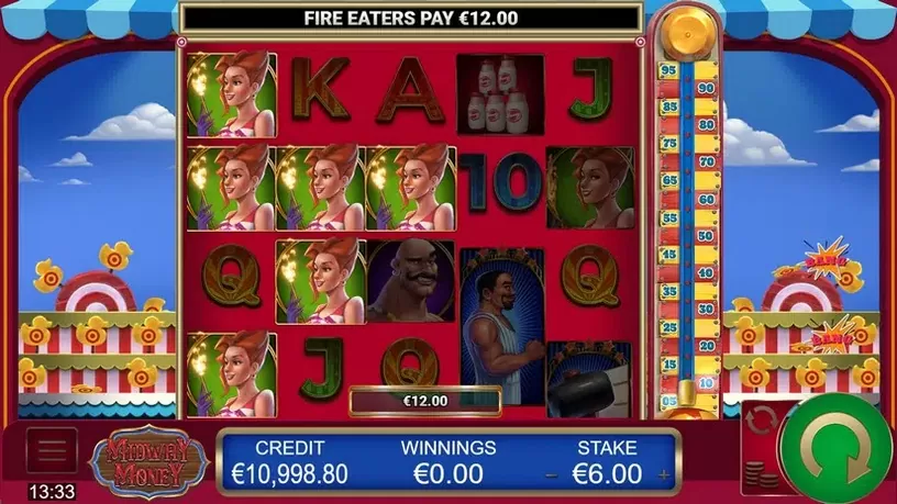 Midway Money slot screenshot 2