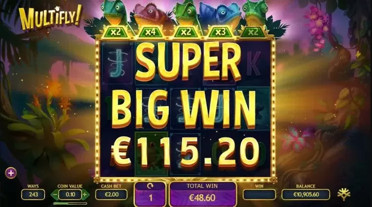 Multifly slot screenshot 3