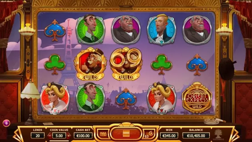 Orient Express slot screenshot 1
