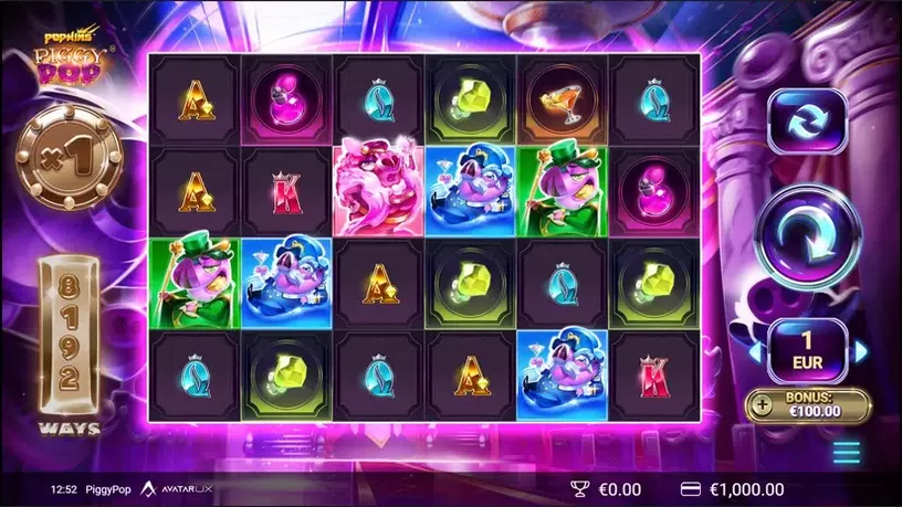 PiggyPop slot screenshot 1