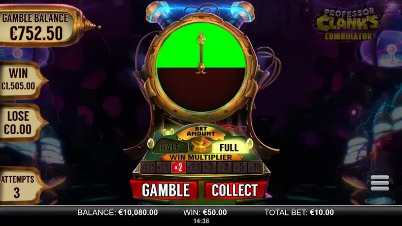 Professor Clank’s Combinator slot screenshot 6