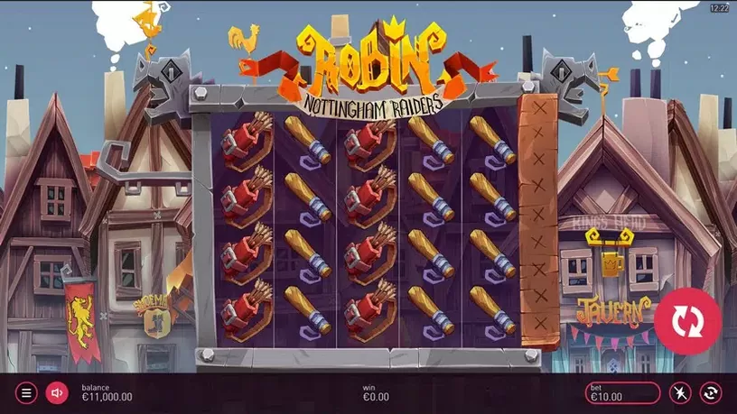 Robin – Nottingham Raiders slot screenshot 1