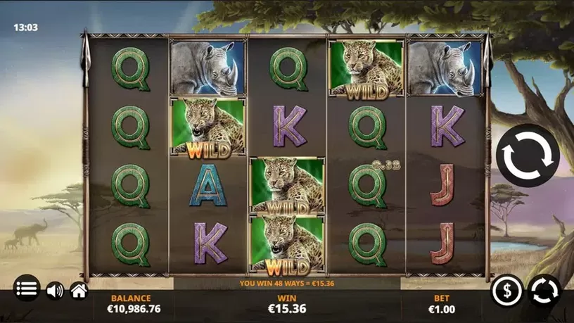 Savanna Roar slot screenshot 3