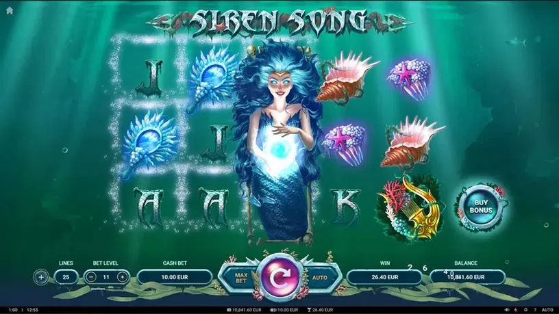 Siren Song slot screenshot 2