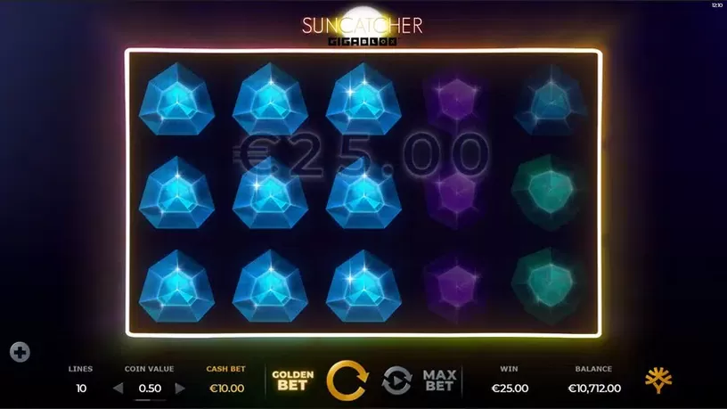 Suncatcher Gigablox slot screenshot 2