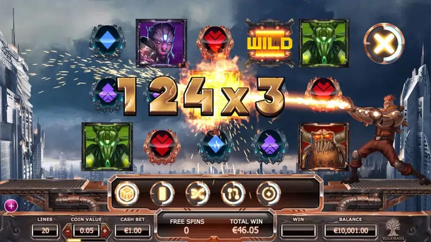 Super Heroes slot screenshot 1