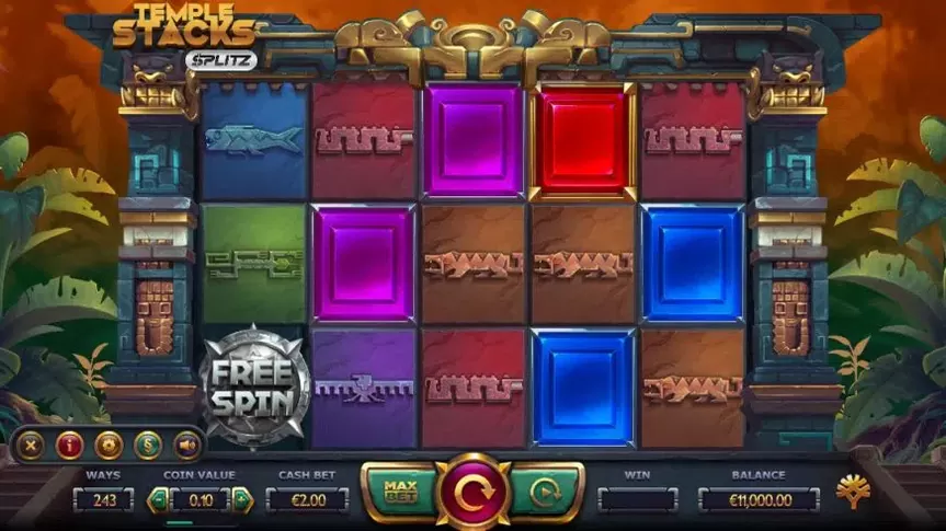 Temple Stacks slot screenshot 1