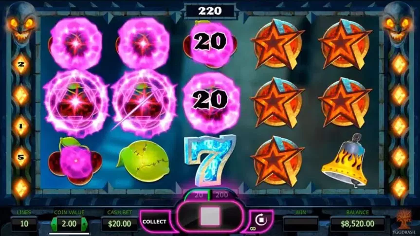 The Dark Joker Rizes slot screenshot 2