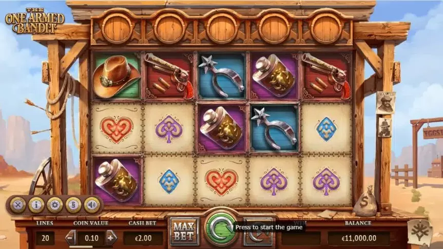 The One Armed Bandit slot screenshot 1