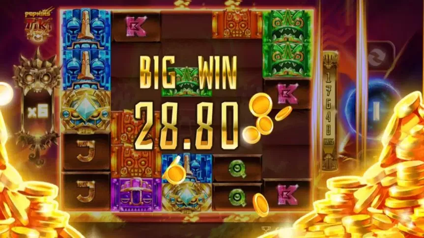 TikiPop slot screenshot 4
