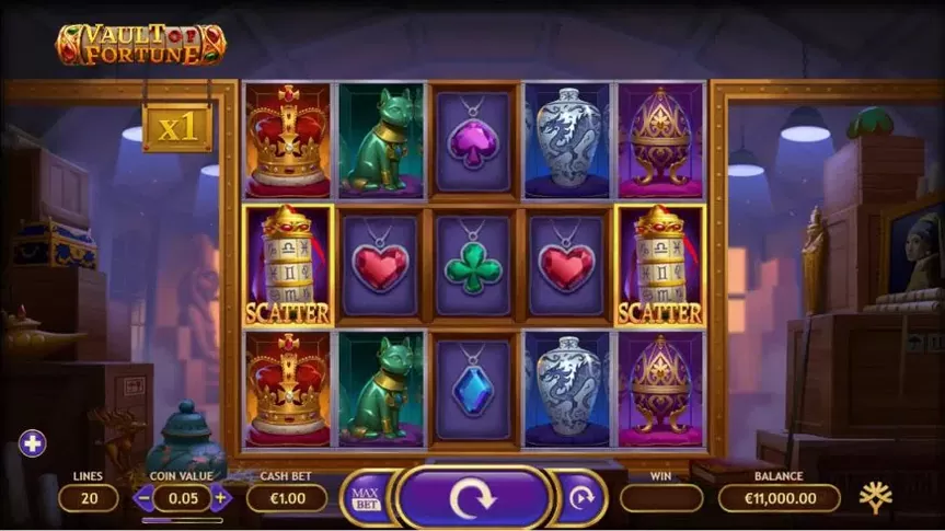Vault of Fortune slot screenshot 1