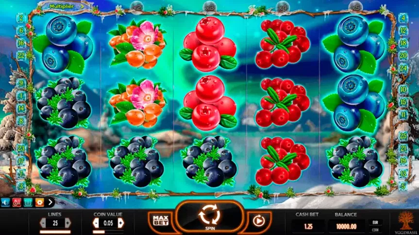 Winterberries slot screenshot 4