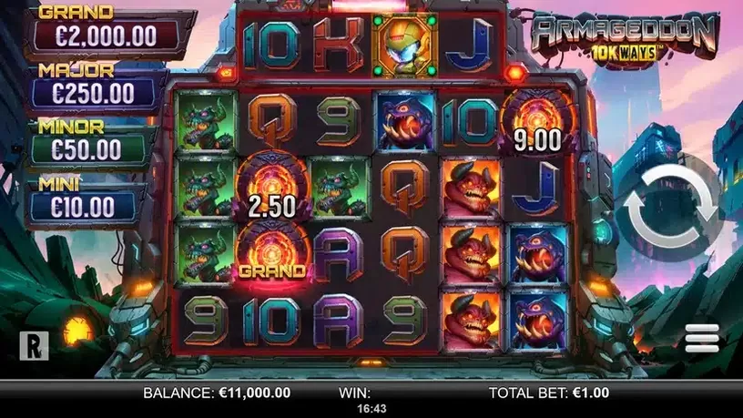 Armageddon Megaways slot screenshot 1