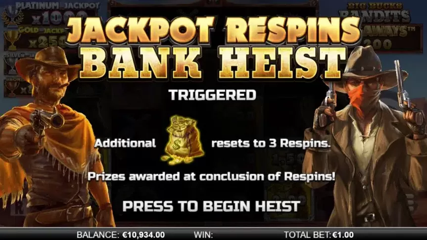 Big Bucks Bandits Megaways slot screenshot 4