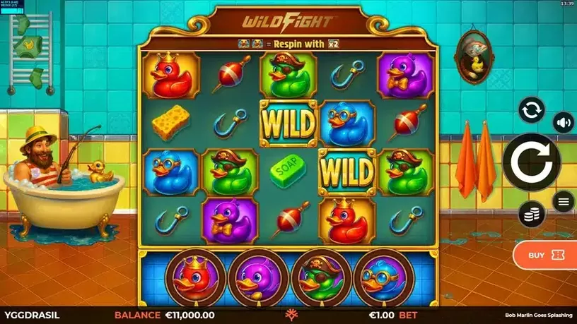 Bob Marlin Goes Splashing slot screenshot 1