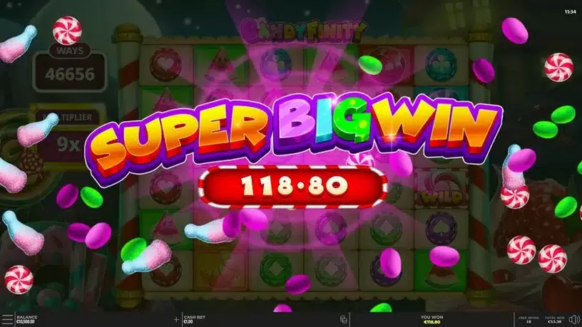 Candyfinity slot screenshot 6