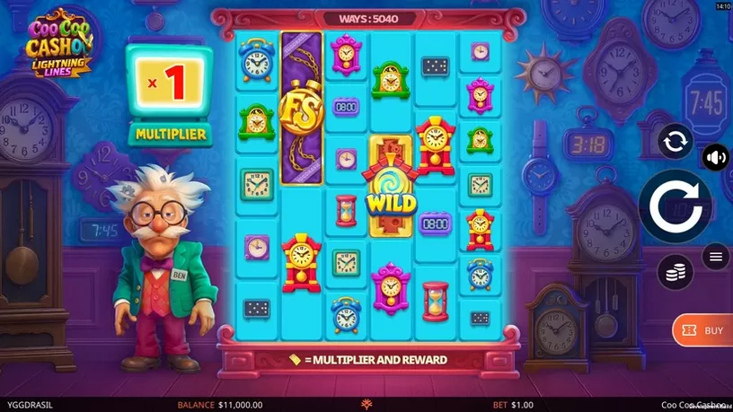 CooCoo Cashoo slot screenshot 1