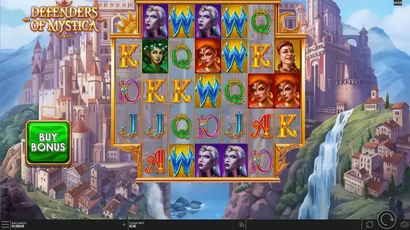 Defenders of Mystica slot screenshot 1