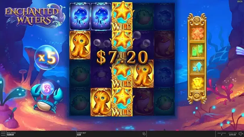 Enchanted Waters slot screenshot 6