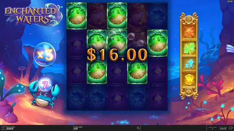 Enchanted Waters slot screenshot 5