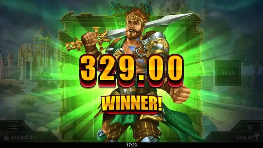 Excalibur VS Gigablox slot screenshot 7