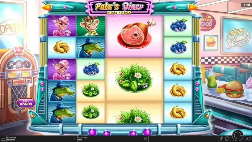 Fatz’s Diner slot screenshot 1