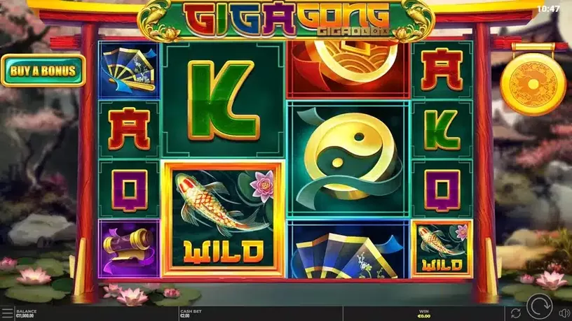 GigaGong GigaBlox slot screenshot 1