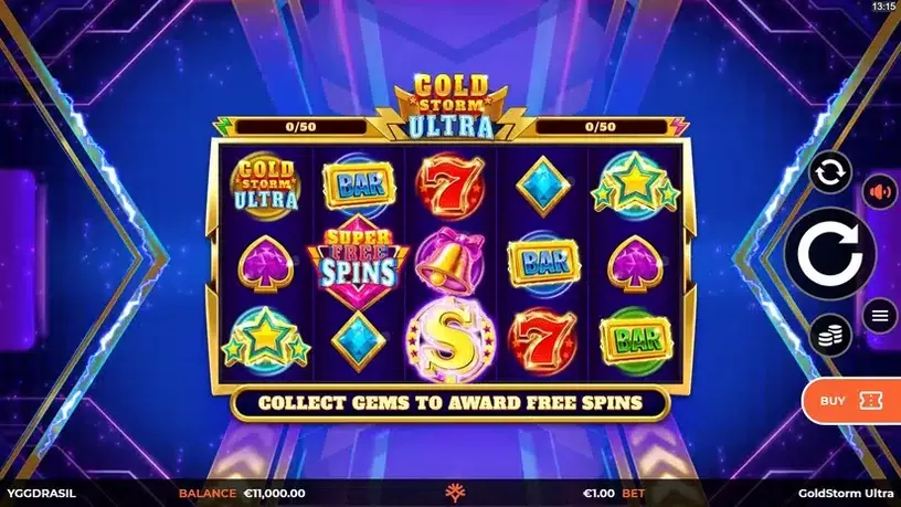 Goldstorm Ultra slot screenshot 1