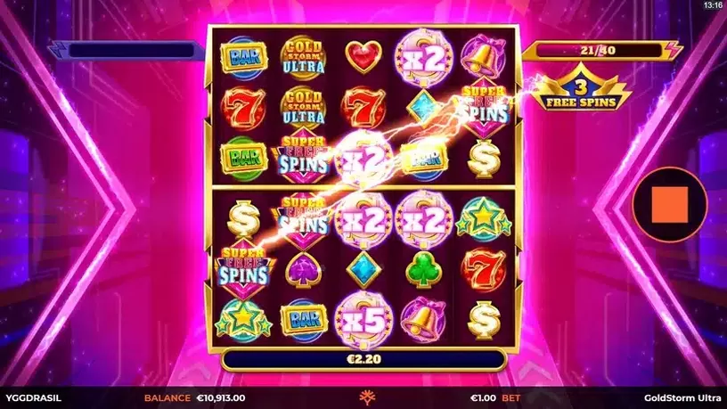 Goldstorm Ultra slot screenshot 5