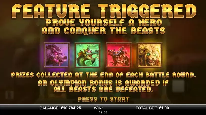 Hercules 10k Ways slot screenshot 3