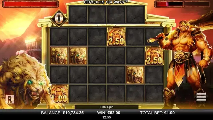 Hercules 10k Ways slot screenshot 7
