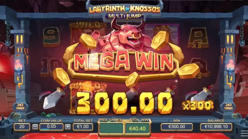 Labyrinth of Knossos Multijump slot screenshot 6