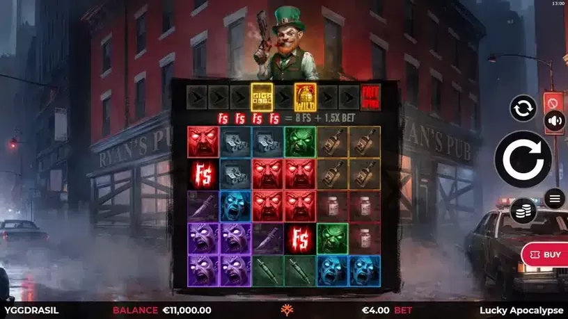Lucky Apocalypse slot screenshot 1