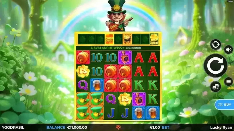 Lucky Ryan Gigablox slot screenshot 1
