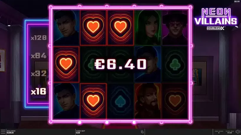 Neon Villains slot screenshot 4