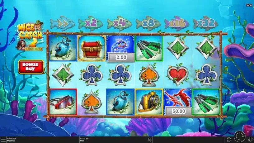 Nice Catch 2 DoubleMax slot screenshot 1