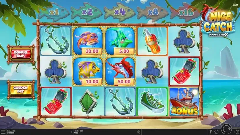 Nice Catch DoubleMax slot screenshot 1