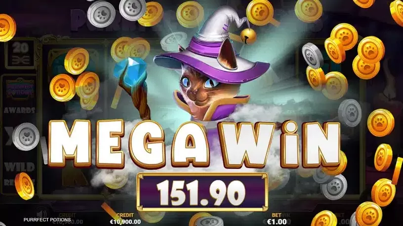 Purrfect Potions slot screenshot 7