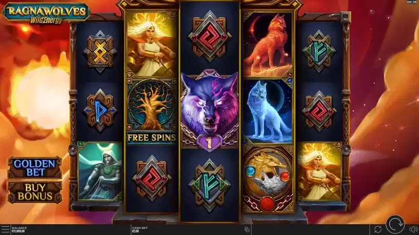 RagnaWolves WildEnergy slot screenshot 1