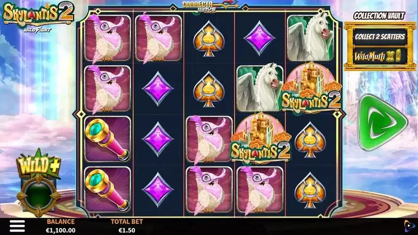 Skylantis 2 Wild Fight slot screenshot 1