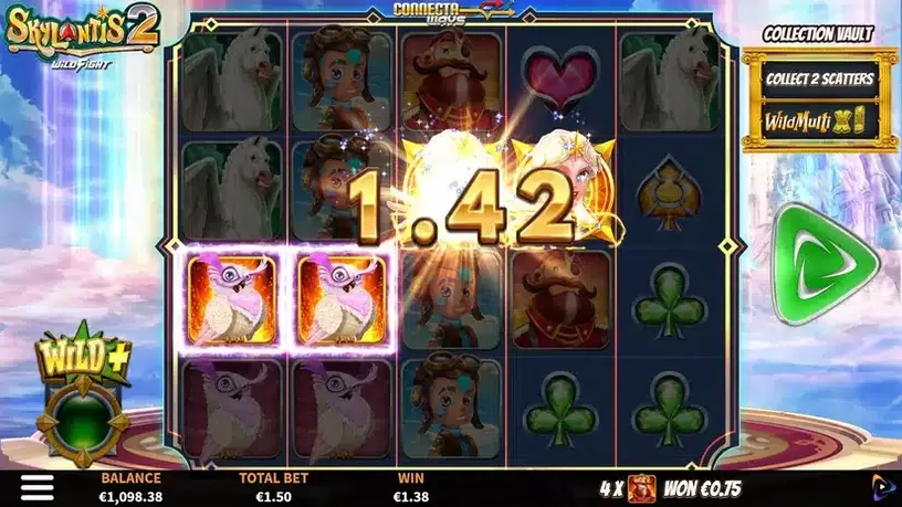 Skylantis 2 Wild Fight slot screenshot 2
