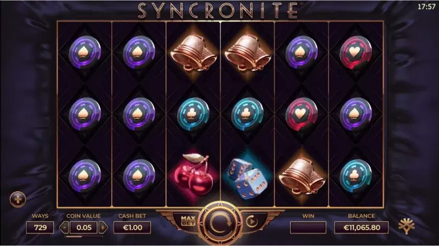 Syncronite Splitz slot screenshot 1
