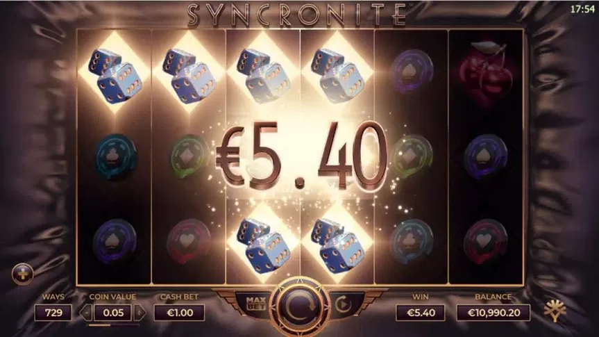 Syncronite Splitz slot screenshot 3