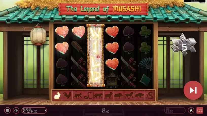 The Legend of Musashi slot screenshot 5