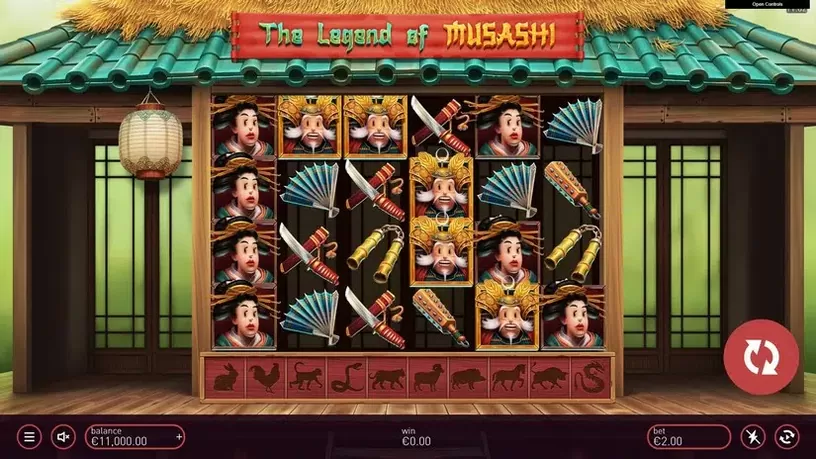The Legend of Musashi slot screenshot 1