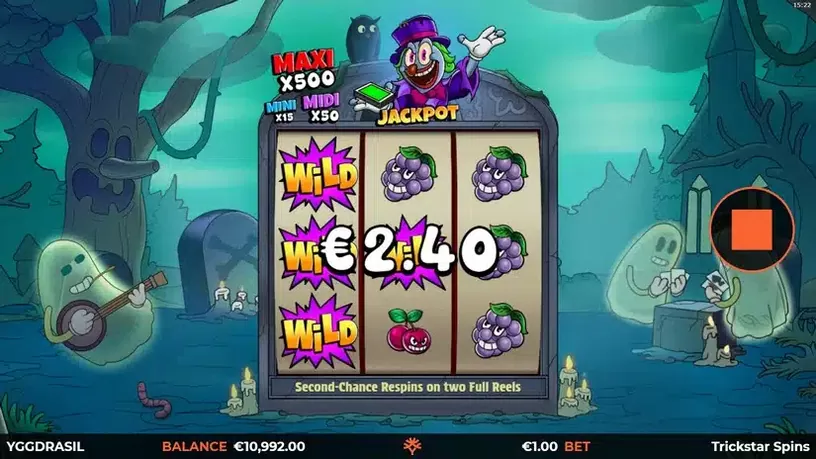 Trickstar Spins slot screenshot 5
